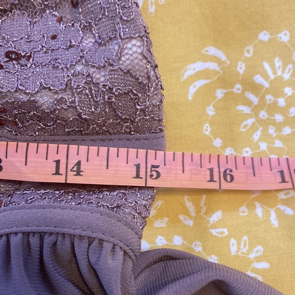 Mauve/Grey formal Nightway dress - Picture 6 of 9